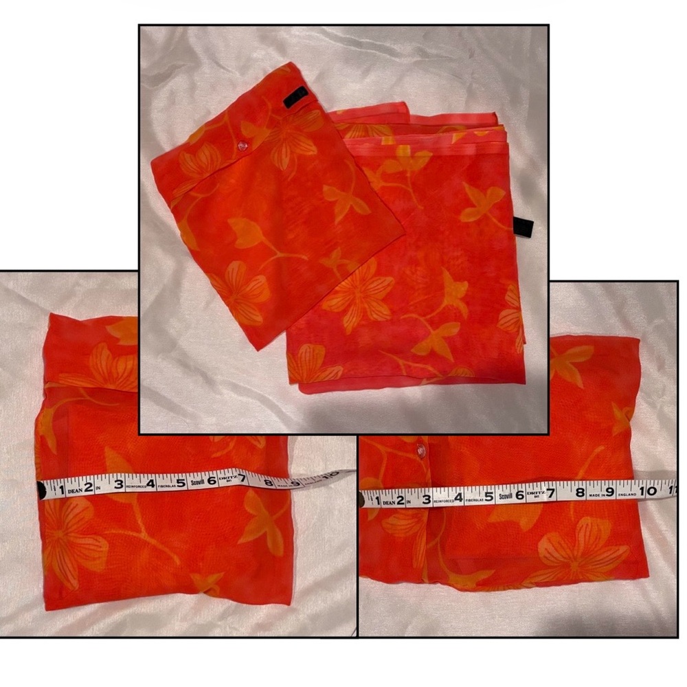 NWOT Lady Juliet sarong/pareo, with matching travel pouch. 43 x 70 in. - Picture 14 of 14